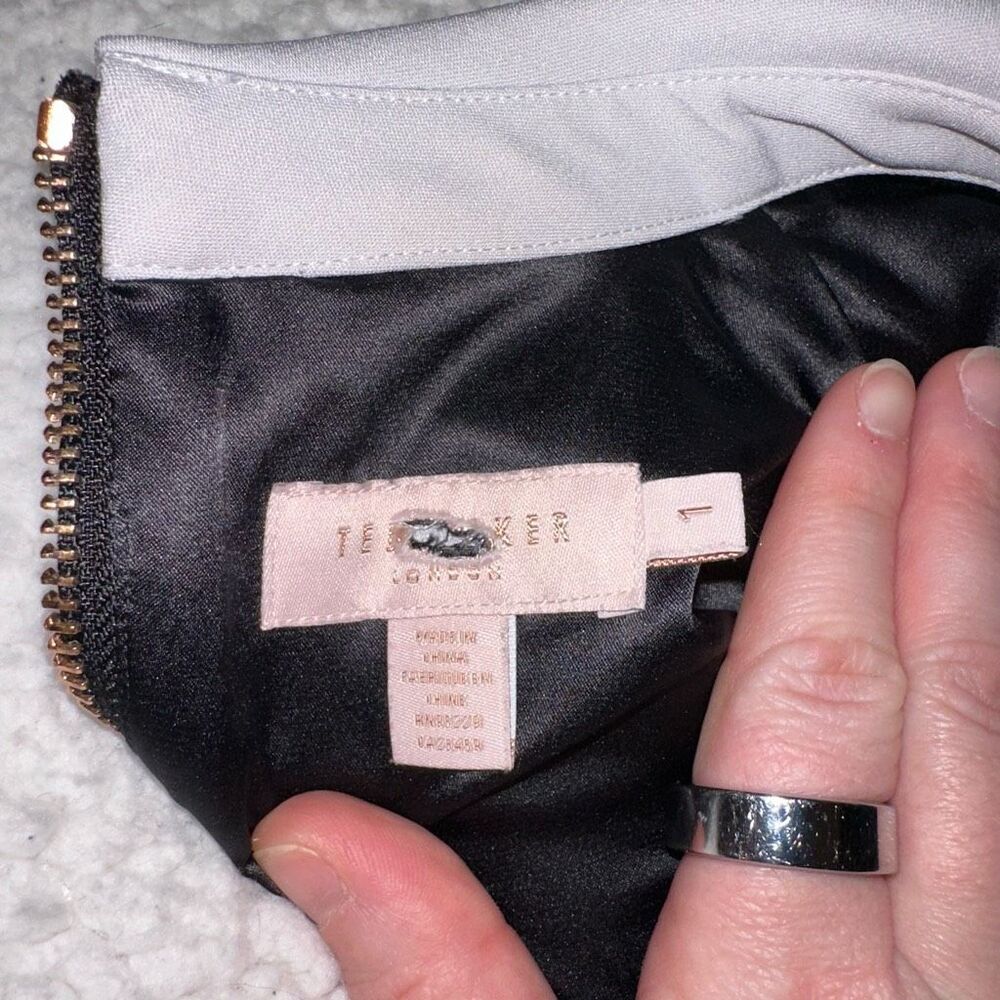 Ted Baker Kaleesa Chelsea Collared Flower Dress Size 1 (XS) EUC - Picture 8 of 16